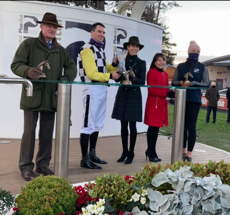 Willie Mullins crowned Plusvital Leading Trainer at the Leopardstown Christmas Festival.